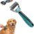 Double-Sided Pet Grooming Rake For Cats & Dogs, 2-In-1 Dematting Comb, Ergonomic Pet Grooming Matt Remover Detangler For Long Haired Pets (small)