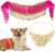 Dog Costumes – Sequin Necklace & Waist Chain,Belly Dancer Costume for Corgi and Other Dog Breeds, for Parties and Cosplay