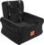 NEEZUKAR Dog Car Seats for Small/Medium Dogs, Elevated Memory Foam Dog Booster Seat, Detachable Washable Pet Car Seat with Safety Belts & Storage Pockets (Black)