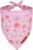 ADOGGYGO Pink Halloween Dog Bandana, Bow Ghost Pumpkin Dog Scarf, Large