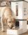 Automatic Dog Feeder Large Breed with Camera – 12L/50 Cups Anti-Clog Dog Food Dispenser for Kibble up to 20mm/0.78 in – WiFi App Scheduling & HD 1080P Camera for Remote Mealtime Check-Ins by Yakry