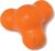 WEST PAW Zogoflex Tux Interactive Treat Dispensing Dog Chew Toy for Aggressive Chewers, 100% Guaranteed Tough, It Floats!, Made in USA, Small, Tangerine