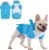 KOOLTAIL Dog Shark Costume Clothes, Fleece Funny Dog Sweater Hoodie Outfits, Pet Halloween Cosplay Cold Weather Coats with Leash Hole for Small Medium Large Dogs Pug Pitbull Corgi Puppy Gift, Blue L