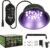 UVB Light for Reptiles Separate Daylight & UVB 10.0/5.0/3.0 Reptile Light Fixture 10W LED Lamp with 24H Cycle Timer UVA UVB Light for Bearded Dragon, Chameleon, Gecko