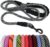 MayPaw Heavy Duty Rope Dog Leash, 3/4/6/7/8/10/12/15/20/30 FT Nylon Pet Leash, Soft Padded Handle Thick Lead Leashes for Large Medium Dogs (Black, 1/2″ * 6′)