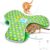 umosis Interactive Cat Toys Rechargeable,Moving Concealed Feathers,Real Mouse Squeaky,Touch Activated Cat Kitten Toy Exercise Toys for Indoor Bored Adult Cats