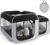 Tailtastic Large Cat Playpen with Separate Areas,Outdoo&Indoor Cat Enclosures,Portable Pet Playpen for Indoor Cats,Puppy and Small Animals, Dog Playpen with Carrybag. | Ideal for multi-pet households, works as birthing & nursing den, pet-safe soft material, prevents escape & furniture damage
