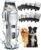 oneisall Dog Clippers for Grooming Thick Heavy Coats | Low Noise,Rechargeable Cordless,Detachable Stainless Steel Blade,IPX7 Waterproof,10 Guide Combs,for Thick/Double/Curly Hair