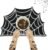 Halloween Dog Cat Mat for Food & Water Feeding, Spider Web 23.6”x15.7”