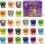 24 Pack Halloween Slow Rising Squishies Squishy Toys for Kids Boys Girls Halloween Party Favors Halloween Treat Bags Gifts Stress Relief