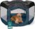 FurHaven Soft-Sided Dog & Cat Playpen, Portable Foldable Indoor & Outdoor Pet Playpen with Mesh Windows & Zippered Door, Sailor Blue, Extra Large