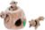 Outward Hound Hide-A-Squirrel Plush Squeaky Dog Toy, Small, 5″ x 7″