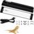 T5 10.0 UVB Reptile Light Fixture Combo Kit, 8W High Output UVA UVB Light with Upgraded Wider Alloy Reflector for Bearded Dragons Lizards Tortoises and Desert or Tropical Reptiles 12.4Inch