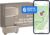 Tractive Smart Dog GPS Tracker with 6 Month Subscription | Live Pet Tracker with Virtual Fence | Vital Signs Monitoring of Heart & Respiratory Rate | Bark Monitoring | Dog Collar Attachment (Brown)