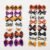 24pcs/12pairs Rhinestone Skull Pet Dog Hair Bows Halloween Designs Puppy Grooming Bows Hair Accessories with Rubber Bands (Bowknot)