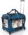 Extra Large Rolling Cat Carrier with Wheels, Soft Sided Pet Dog Carrier on Wheels for Big Cat 20lbs+ 2 Cats, Car Travel Portable XL Wheeled Bag 25″x16.5″x20.5″