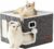 ZOMISIA Cat Beds for Indoor Cats – Large Cat House for Pet with Fluffy Ball Hanging and Scratch Pad, Foldable Cat Hideaway,16.5×16.5×13 inches, Grey