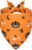 Halloween Dog Bandana for Large Dogs, Reversible Orange Scarf