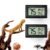 2 PCS Rectangle Reptile Thermometer and Humidity Gauge for Bearded Dragon Accessories, Reptile Tank Accessories for Jumping Spider, Leopard Gecko, Hermit Crab, Gecko, Ball Python, Lizard