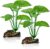2-Pack Aquarium Decor Fish Tank Decorations 6-inch Betta Fish Tank Plants Leaf Hammock, Artificial Silk Aquarium Plants Betta Tank Accessories, Goldfish, Reptiles Plant Decor Driftwood