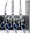 GLADOG Professional 5 in 1 Dog Grooming Scissors Set with Safety Round Tips, Sharp and Heavy-duty Pet Grooming Shears for Cats