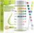 175-Count 8-Way Aquarium Test Strips with Ammonia | Accurate Test Ammonia,pH, Total Alkalinity, Carbonate, Hardness, Free Chlorine, Nitrate and Nitrite for Fish Tanks & Ponds