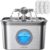 Stainless Steel Cat Water Fountain, 2.8L with 20dB Ultra-Quiet Pump- Ideal for Timid Pets, LED Water Level Window, Dishwasher Safe, 24/7 Circulation- Includes 3 Replacement Filters