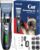 oneisall Quiet Cat Clippers for Matted & Long Hair 2-Speed Cat Grooming Kit | 240mins Long Battery Life, Adjustable Blade Length, 6 Guide Guards with Scissors and Steel Comb, for Cats Small Dogs Animals