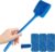 Promising Aquarium Cleaning Brush,Fish Tank Scrubber with Non-Slip Handle – Aquarium Brush Double Sided Sponge Brush – Algae Cleaner Tools with 3 Cleaning Replacement Pads for Aquariums & Home