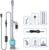 hygger 360GPH Electric Aquarium Gravel Cleaner, 5 in 1 Automatic Fish Tank Cleaning Tool Set Vacuum Water Changer Sand Washer Filter Siphon Adjustable Length 15W