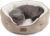 Bedsure Small Dog Bed Washable,Round Cat Beds for Indoor Cats,20in Camel | Soft Plush Pet Bed,Dog Beds for Small Dogs for Puppy and Kittens,Anti-Slip Bottom,Easy to Clean