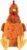 Best Pet Supplies Interactive Squeaky Dog Toy – Crinkle Chicken, Brown
