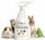 Atlantic Rush Small Animal Cage Cleaner Spray- 24oz Bottle Cage and Crate Cleaner for Guinea Pig, Hamster, Rabbit, Ferret, & Birds- Cage Cleaning Supplies Odor Eliminator (2)