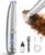 oneisall Dog Paw Trimmer with LED Light, 35dB Low Noise Paw Clippers for Dogs & Cats, 2-Speed 6500 RPM Cordless Rechargeable Trimmer with Curved Safety Blade for Between Toes & Sensitive Areas