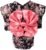 WeeH Dog Costume Halloween Cat Clothing Cosplay Japan Kimono Pet Clothes for Doggy Kitty Rabbits Pig Fun, Black, Medium