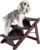 MEWANG Wooden Pet Stairs/Pet Steps – 3-in-1 Foldable Stairs & Ramp for Beds and Cars – Portable Dog/Cat Ladder Up to 220 Pounds – Great for Small and Older Animals(Brown) (24.8″ L x 17.2″ W x 19.5″ H)