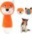 Fida Squeaky Dog Toys for Aggressive Chewers, 3 in 1, Tough Dog Ball