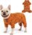 KYEESE Halloween Dog Pajamas for Small Dog Onesie with Jack-o’-Lantern