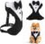 Dog Tuxedo for Wedding, Pet Tuxedo Suit with Bow Tie, Pet Costumes for Small Dogs, Formal Party Attire for Halloween Christmas, Medium, Black White