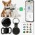 GPS Tracker for Dogs & Cats, No Monthly Fee, No SIM Card, Real-Time Positioning & Smart Anti-Lost Alerts,Mini Waterproof Drop-Proof Pet Tracker,Long Battery Life,for iOS Find My【Apple MFi Certified】 ﻿