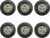 Mini Hygrometer Digital Thermometer Humidity Meter 6 Pack Hygrometer Thermometers Indoor/Outdoor Humidity Monitor Reptile Thermometer for Greenhouse Garden Cellar Fahrenheit(℉)/ Celsius(℃)