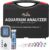 Pawfly 6 in 1 Digital Water Testing Kit, 50 Strips Aquarium Water Test Kit | Fish Tank Water Testing Kit, Digital Water Tester for pH, Nitrate, Nitrite, Chlorine, Total Hardness & Carbonate