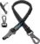 Dog Seat Belt 3-in-1 Car Harness for Dogs Adjustable Safety Seatbelt for Car Nylon Reflective Bungee Fabric Dog Car Harness with Clip Hook Latch & Buckle, Swivel Zinc Alloy Carabiner (Black)