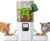 Frienhund Timed Automatic Cat Feeder 2 Cats with Slow Feed: Dual Automatic Dog Feeder with Information Visualization, Programmable Auto Cat Food Dispenser for Multiple Pets,Detachable for Clean-29 Cup