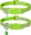 Taglory 2 Pack Reflective Breakaway Cat Collar with Bell, Green | Adjustable 7.5-12.5 in, Lightweight Nylon, Safety Quick-Release Buckle, Boy Girl Kittens, Night Visibility
