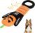 KOOLTAIL Halloween Dog Toys, Tough Plush Dog Chew & Squeaky Toys with Crinkle Paper, Interactive Training & Tug of War Puppy Teething Toy for Indoor Outdoor Play for Small Medium Large Dogs, Pumpkin