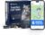 Tractive Smart Cat GPS Tracker with Free 6 Month Subscription | Real-Time Location & Wellness Monitoring for Cats 6.5 lbs+ | Territory & Location History | Up to 5-Day Battery (Dark Blue)