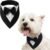 FUAMEY Dog Tuxedo for Small Dogs Suit Bandana Wedding Outfit Bow Tie Collar