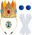 Princess Crown Accessories, Princess Costume, Queen Rhinestone Tiara for Women Girls Halloween Cosplay Birthday