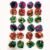 Mylar Crinkle Balls Cat Toys Interactive Crinkle Cat Toy Balls Independent Pet Kitten Cat Toys for Fat Cats Kittens Exercise, Soft and 2.36 to 2.5-Inch (24 Pack)